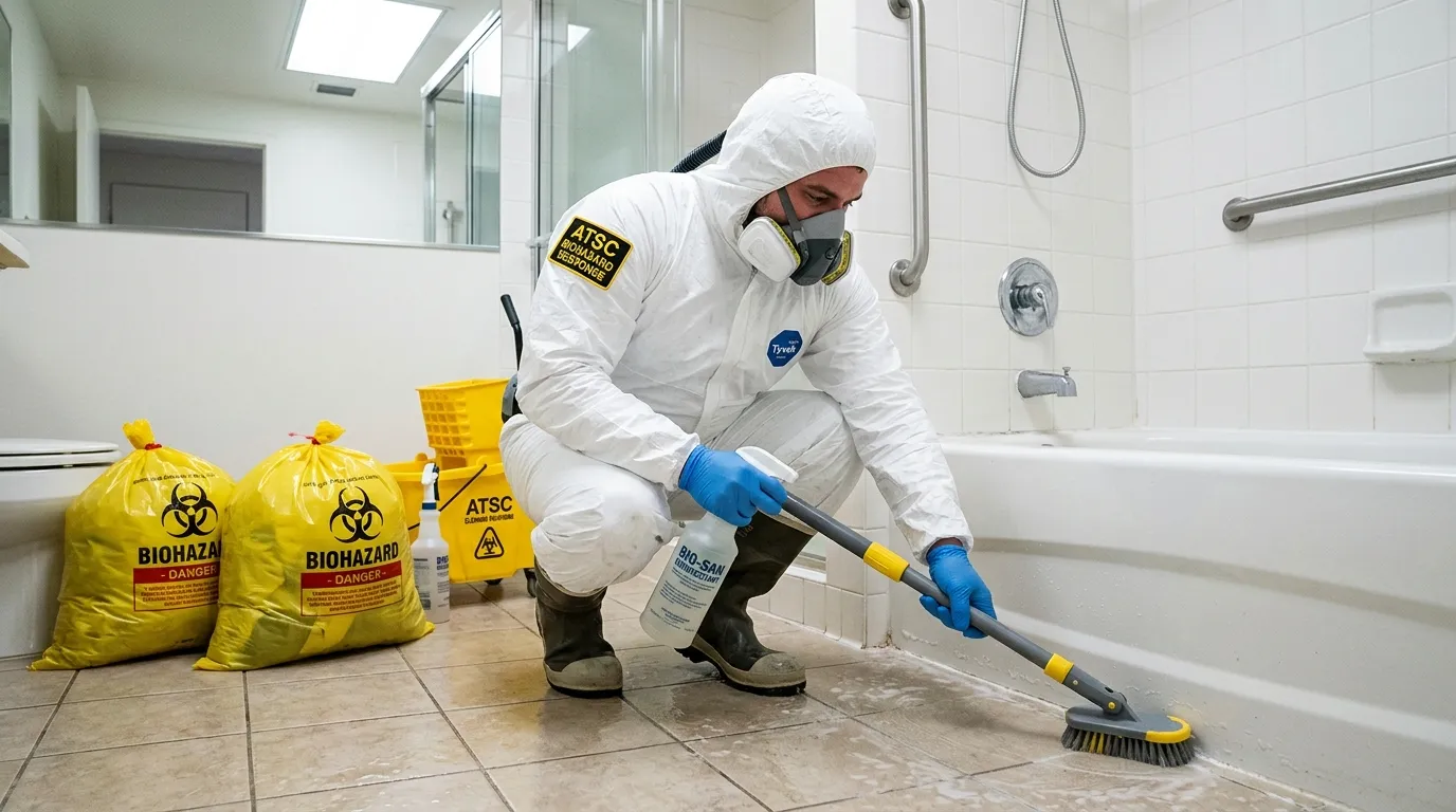 Decontamination equipment deployed for Blood Cleanup in East Meadow